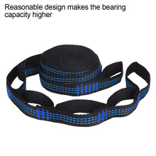 Load image into Gallery viewer, 2PCS 5+1 Ring Hammock Special Adjustment Strap Outdoor Camping High Strength Polyester Silk Strap Bearing Strong Easy Installation
