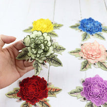 Load image into Gallery viewer, 12*9.5cm Embroidery Flower Patch Applique DIY Crafts Sticker for Dress Bag Clothes Accessories Badges Sew On Sewing Accessories
