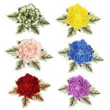 Load image into Gallery viewer, 12*9.5cm Embroidery Flower Patch Applique DIY Crafts Sticker for Dress Bag Clothes Accessories Badges Sew On Sewing Accessories
