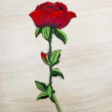 Load image into Gallery viewer, Embroidery Rose Flower Patch Applique DIY Crafts Sticker for Dress Bag Clothes Accessories Badges Sew On Sewing Accessories
