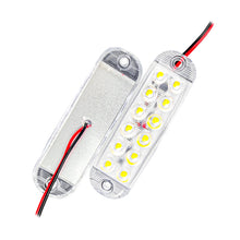 Load image into Gallery viewer, 12LED 12-80V Car Truck Strobe Trailer Clearance Flash Lamp Flashing Warning Strobe LED Light Bar Lamp Warning Light
