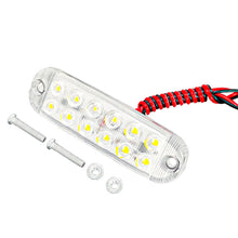 Load image into Gallery viewer, 12LED 12-80V Car Truck Strobe Trailer Clearance Flash Lamp Flashing Warning Strobe LED Light Bar Lamp Warning Light
