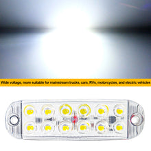 Load image into Gallery viewer, 12LED 12-80V Car Truck Strobe Trailer Clearance Flash Lamp Flashing Warning Strobe LED Light Bar Lamp Warning Light
