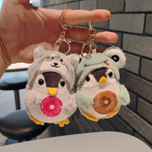 Load image into Gallery viewer, 10CM Little Penguin Keychain Doll Pendant Cute Penguin Doll Plush Toy Birthday Gifts Mini Animal Plush Doll Keychain
