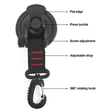 Load image into Gallery viewer, 1Pc Car Tent Suction Cups Buckle Side Awning Anchors Outdoor Camping Tent Suckers Anchor Securing Hook for RV Van Camping Vehicle
