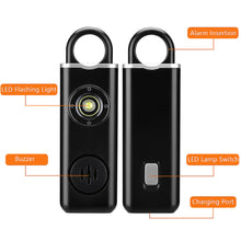 Load image into Gallery viewer, Self Defense Alarm 130dB Anti-wolf Alert for Girl Child Women Carrying Scream Loud Panic Alarm Emergency Alarm Keychain
