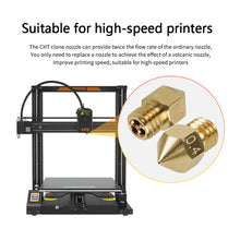 Load image into Gallery viewer, MK8 CHT Nozzle High Flow Nozzles 0.4mm 0.6mm For 1.75mm CR10 CR10S KP5L Ender-3 3D Printer Accessories
