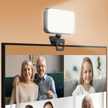 Load image into Gallery viewer, Selfie Light Clip-on LED Light for Phone Laptop Tablet Computer Phone Light for Selfie Video Conference Zoom Photography Makeup
