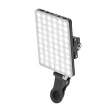 Load image into Gallery viewer, LED Mobile Phone Computer Fill-in Light Adjustable Portable LED Lamp Rechargeable Clip Fill Video Light For Live Selfie Meeting
