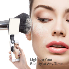 Load image into Gallery viewer, LED Mobile Phone Computer Fill-in Light Adjustable Portable LED Lamp Rechargeable Clip Fill Video Light For Live Selfie Meeting
