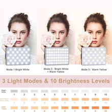 Load image into Gallery viewer, LED Mobile Phone Computer Fill-in Light Adjustable Portable LED Lamp Rechargeable Clip Fill Video Light For Live Selfie Meeting
