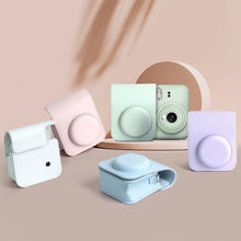Load image into Gallery viewer, For Instax Mini 12 Camera Case PU Leather Soft Protective Case Trave Bag for Fujifilm Film Camera Bag with Shoulder Strap
