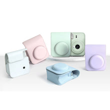 Load image into Gallery viewer, For Instax Mini 12 Camera Case PU Leather Soft Protective Case Trave Bag for Fujifilm Film Camera Bag with Shoulder Strap
