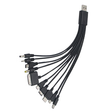 Load image into Gallery viewer, 1pcs 10 in 1 Micro USB multi Charger usb cables for mobile phones cord for KG90 Sony phone SAMSUNG Tablets
