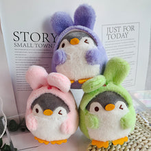 Load image into Gallery viewer, Cute Cartoon Penguin Stuffed Plush Dolls Toys Key Ring Bag Pendant Kids Toy Birthday Gifts Mini Animal Plush Doll Keychain

