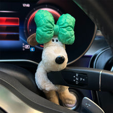 Load image into Gallery viewer, Car Suspension Decoration Plush Wiper Wye Shield Doll Cute Bowknot Cartoon Dog Car Decoration Auto Parts
