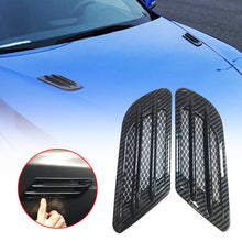 Load image into Gallery viewer, 2Pcs Universal Car Side Fender Hood Scoop Auto Air Intake Cover For Prado 150 120 Kia Rio 4 Honda Fit Hyundai Creta Land Cruis
