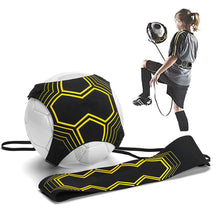 Load image into Gallery viewer, Football Kick Trainer Belt Device Solo Auxiliary Training Ball Band Soccer Ball Kick Fitness Equipment Trainer Football Team Sports
