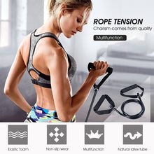 Load image into Gallery viewer, 1.2M Yoga Pull Rope TPE Fitness Training Resistance Bands Fitness Gum Elastic Bands Rubber Expander Workout Exercise Equipment Band
