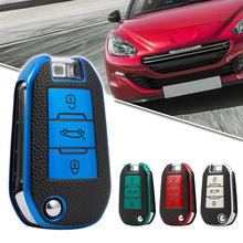 Load image into Gallery viewer, Car Key Cover Case Shell Cover Fob For Peugeot 207 208 2008 308 3008 408 508 107 301 Citroen C4 CACTUS C5 DS4 DS5
