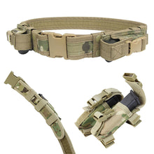 Load image into Gallery viewer, Hunting Equipment System Tactical Men Molle Waist Belt Support Security Military Combat Duty Utility Belt with Magazine Pouches
