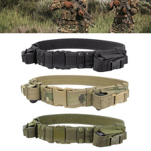 Load image into Gallery viewer, Hunting Equipment System Tactical Men Molle Waist Belt Support Security Military Combat Duty Utility Belt with Magazine Pouches
