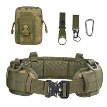 Load image into Gallery viewer, Tactical Padded Belt Men Hunting Molle Battle Belt Set War Belt Military Inner Waist Belt with Phone Tool Bag Hook
