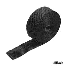 Load image into Gallery viewer, 5M Roll Motorcycle Exhaust Heat Shield Thermal Exhaust Tape Fiberglass Heat Wrap Pipe Heat Insulation Motorcycle Accessories
