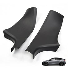 Load image into Gallery viewer, 2Pcs Rear Door Sill Protector Scuff Plate Cover Door Inner Sill Cover ABS Decal Sticker For Tesla Model Y 2021 2022
