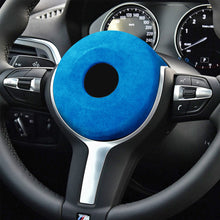 Load image into Gallery viewer, Car Steering Wheel Center Airbag Cover Trim Suede Sticker Interior Accessories For BMW F20 F22 F30 F31 F32 F33 F36 F10 M F06 F12 F13 F15 X5 X6 F16
