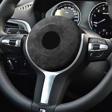 Load image into Gallery viewer, Car Steering Wheel Center Airbag Cover Trim Suede Sticker Interior Accessories For BMW F20 F22 F30 F31 F32 F33 F36 F10 M F06 F12 F13 F15 X5 X6 F16
