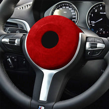 Load image into Gallery viewer, Car Steering Wheel Center Airbag Cover Trim Suede Sticker Interior Accessories For BMW F20 F22 F30 F31 F32 F33 F36 F10 M F06 F12 F13 F15 X5 X6 F16
