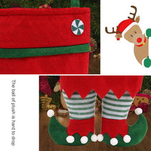Load image into Gallery viewer, 1Pc Christmas Bags Elf Candy Bag Velvet Santa Claus Pants Bags Christmas Stocking Holiday Party Decor Gifts Holder Christmas Socks
