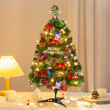Load image into Gallery viewer, Desktop Christmas Tree LED Light 50CM 60CM Mini Table Gift Xmas Tree Artificial Christmas Tree Ornament Home Decoration
