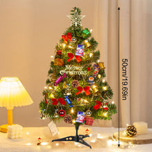 Load image into Gallery viewer, Desktop Christmas Tree LED Light 50CM 60CM Mini Table Gift Xmas Tree Artificial Christmas Tree Ornament Home Decoration
