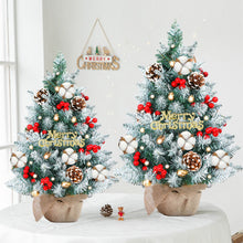 Load image into Gallery viewer, Desktop Christmas Tree LED Light 50CM 60CM Mini Table Gift Xmas Tree Artificial Christmas Tree Ornament Home Decoration
