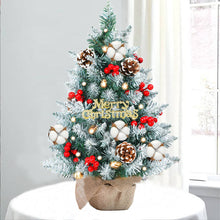 Load image into Gallery viewer, Desktop Christmas Tree LED Light 55CM 60CM Mini Table Gift Xmas Tree Artificial Christmas Tree Ornament Home Decoration
