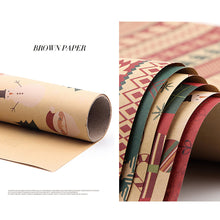 Load image into Gallery viewer, Christmas Ornaments Single-sided Paper Party Wedding DIY Craft Decoration Wrapping Paper Christmas Gift Kraft Decor
