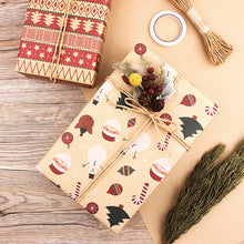 Load image into Gallery viewer, Christmas Ornaments Single-sided Paper Party Wedding DIY Craft Decoration Wrapping Paper Christmas Gift Kraft Decor
