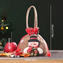 Load image into Gallery viewer, 1Pc Christmas Candy Bags Santa Claus Snowman Elk Gift Packing Bags Storage Bag Party Decoration Xmas Home Decoration
