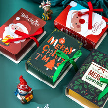Load image into Gallery viewer, 1Pcs Christmas Book Shape Boxs Gift Bag Candy Box Magic book Bag Merry Christmas Decorations for Home New Year Supplies
