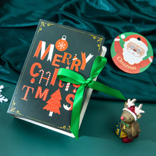 Load image into Gallery viewer, 1Pcs Christmas Book Shape Boxs Gift Bag Candy Box Magic book Bag Merry Christmas Decorations for Home New Year Supplies
