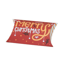 Load image into Gallery viewer, 10Pcs Christmas Candy Pillow Shape Box Handmade Biscuit Santa Claus Packaging Boxes Party Supplies
