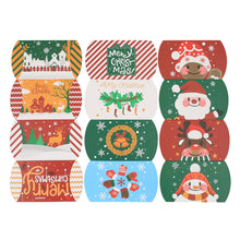 Load image into Gallery viewer, 10Pcs Christmas Candy Pillow Shape Box Handmade Biscuit Santa Claus Packaging Boxes Party Supplies
