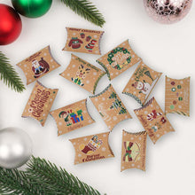 Load image into Gallery viewer, 10Pcs Christmas Candy Pillow Shape Box Handmade Biscuit Santa Claus Packaging Boxes Party Supplies
