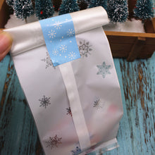 Load image into Gallery viewer, 50Pcs Flat Style Christmas Santa Claus Cookie Candy Bags DIY Gift Packaging Bags Xmas Party Decoration Favors
