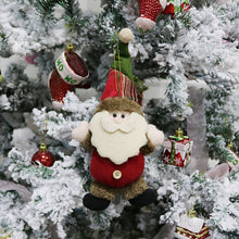Load image into Gallery viewer, 1Pc Merry Christmas Ornaments Plush Doll Santa Claus Snowman Christmas Tree Pendant Doll Hang Decoration for Home Noel Natal Happy New Year

