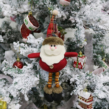Load image into Gallery viewer, 1Pc Merry Christmas Ornaments Plush Doll Santa Claus Snowman Christmas Tree Pendant Doll Hang Decoration for Home Noel Natal Happy New Year
