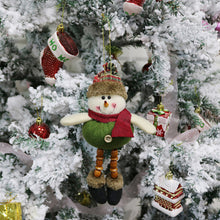 Load image into Gallery viewer, 1Pc Merry Christmas Ornaments Plush Doll Santa Claus Snowman Christmas Tree Pendant Doll Hang Decoration for Home Noel Natal Happy New Year
