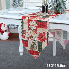 Load image into Gallery viewer, 1Pc Christmas Tablecloth Snowflake Runner For Rustic Kitchen Decorations Rustic Kitchen Table Decorations Winter
